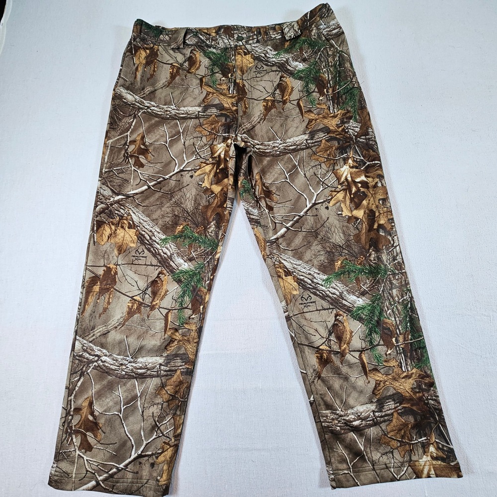 ScentLok Hunting Pants Mens 2XL Brown Realtree Xtra Camo Scent Control Technical
